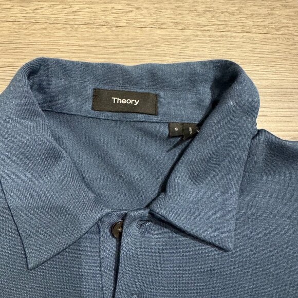 Theory Mens Short Sleeve Polo Shirt - Picture 2 of 3